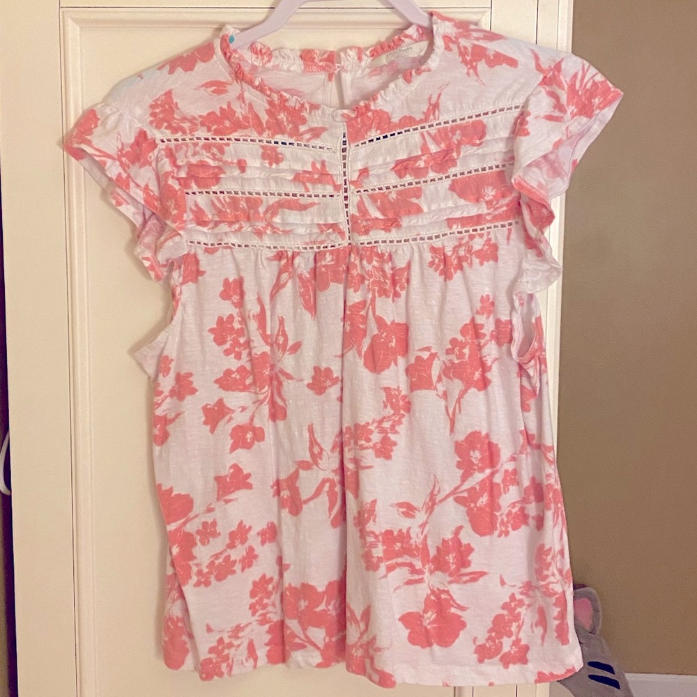 Lucky Brand Floral Blouse